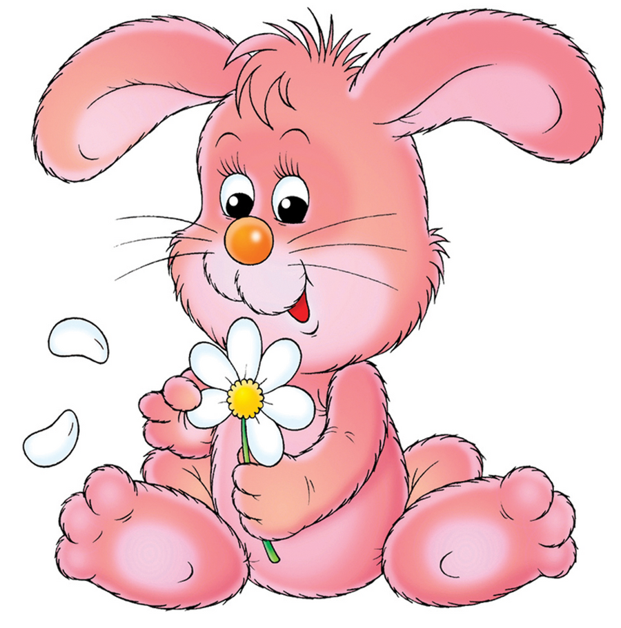 Interrupteur DÉCORÉ lapin rose