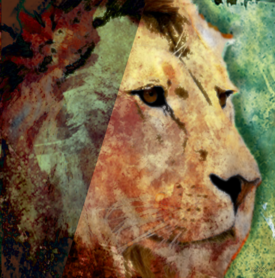 interrupteur DÉCORÉ lion