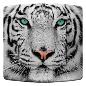 interrupteur DECORE tigre blanc