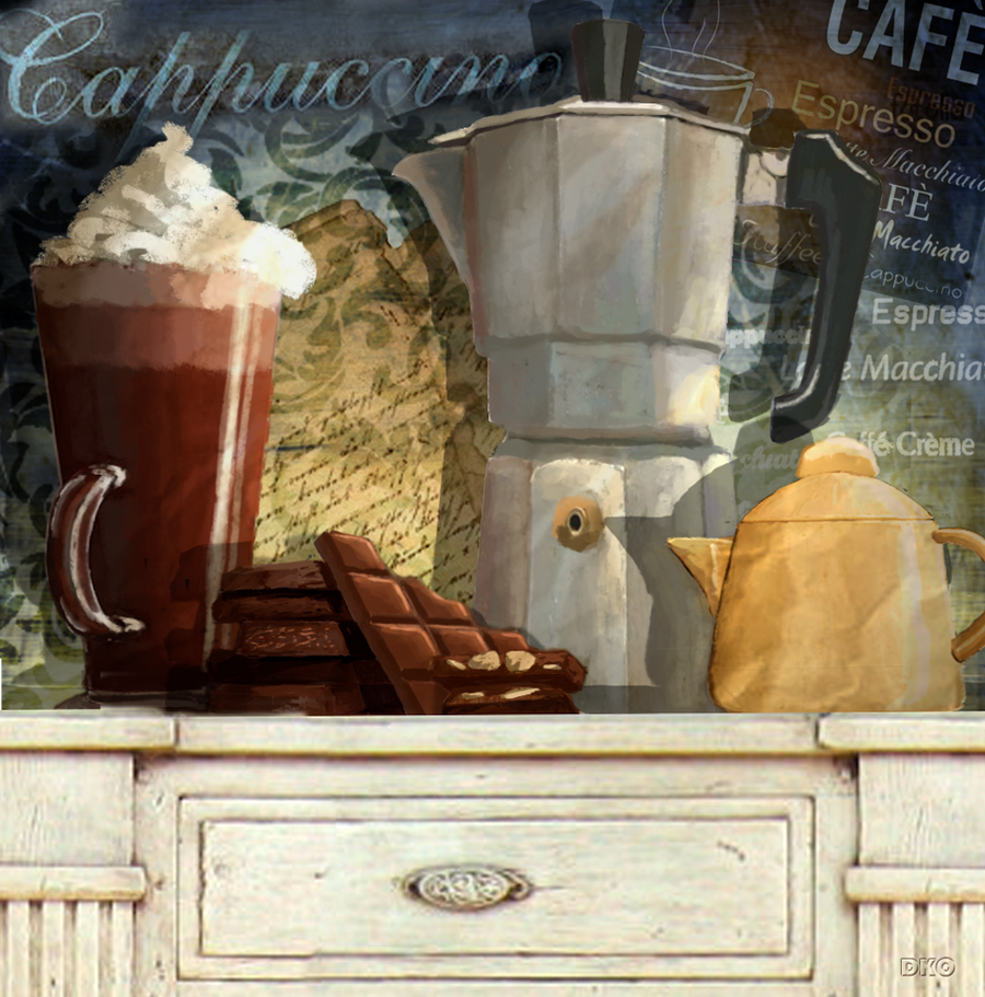 interrupteur DÉCORÉ capuccino