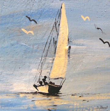 Interrupteur DÉCORÉ soleil sur voile - Interrupteur décoré