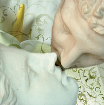 Interrupteur DÉCORÉ baiser antique