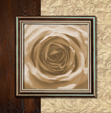 interrupteur DÉCORÉ rose ancienne