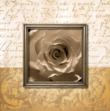 Interrupteur DÉCORÉ rose d'antan