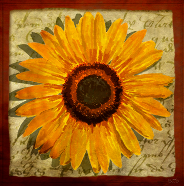 Interrupteur DÉCORÉ tournesol 2