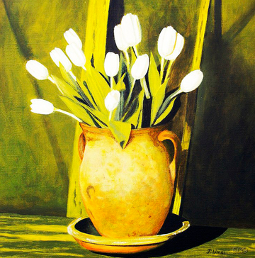 interrupteur DÉCORE bouquet de tulipes - Interrupteur décoré