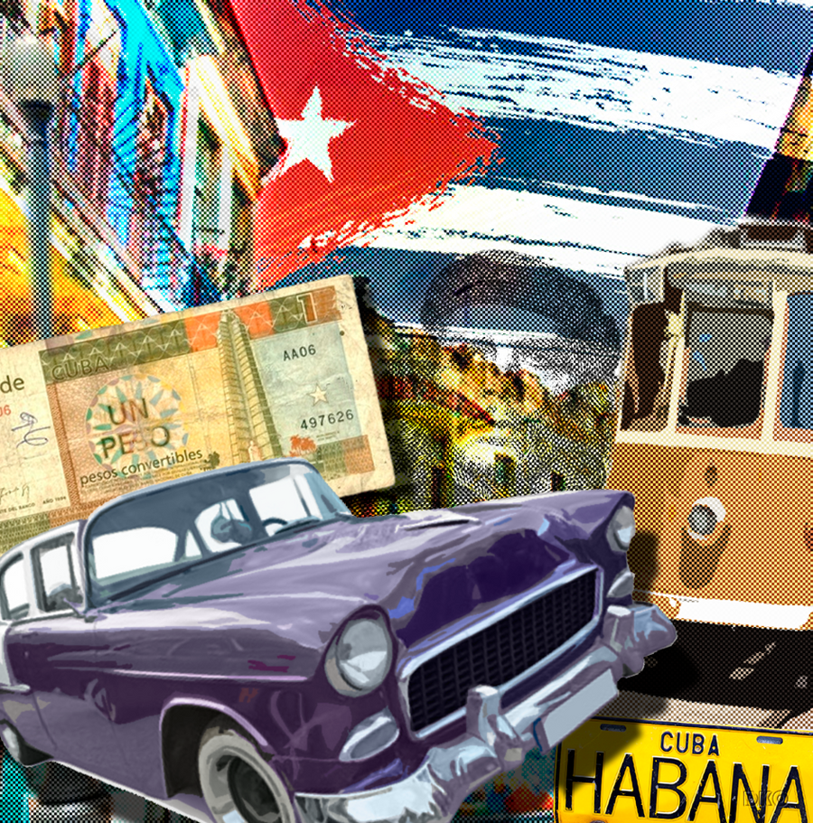 Interrupteur DÉCORÉ cuba libre