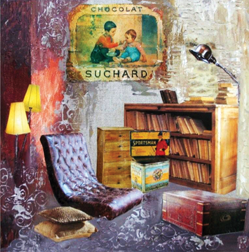 Interrupteur DÉCORÉ cuir et suchard