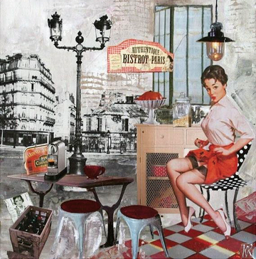 Interrupteur DÉCORÉ  bistrot parisien