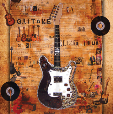 Interrupteur DÉCORÉ  ma guitare