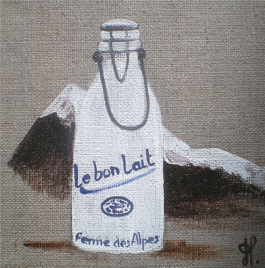 Interrupteur DÉCORÉ le bon lait