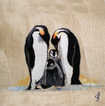 Interrupteur DÉCORÉ pingouins