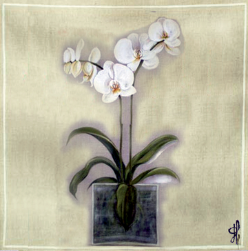 Interrupteur DÉCORÉ orchidée 3