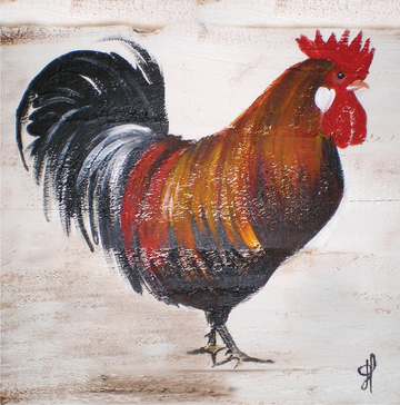 Interrupteur DÉCORÉ coq 2