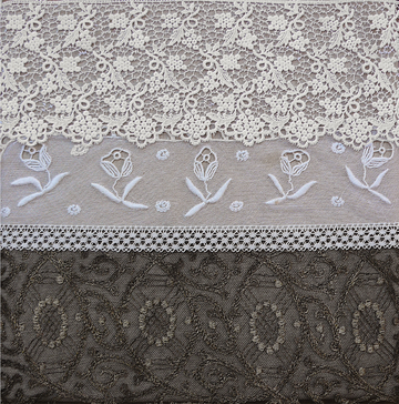 Interrupteur DÉCORÉ tulipes en dentelle - Interrupteur décoré