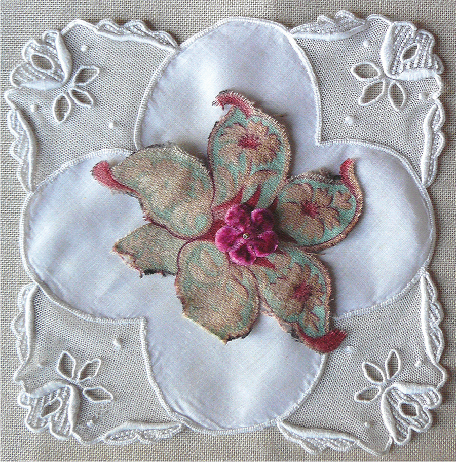 Interrupteur DÉCORÉ mouchoir et fleur