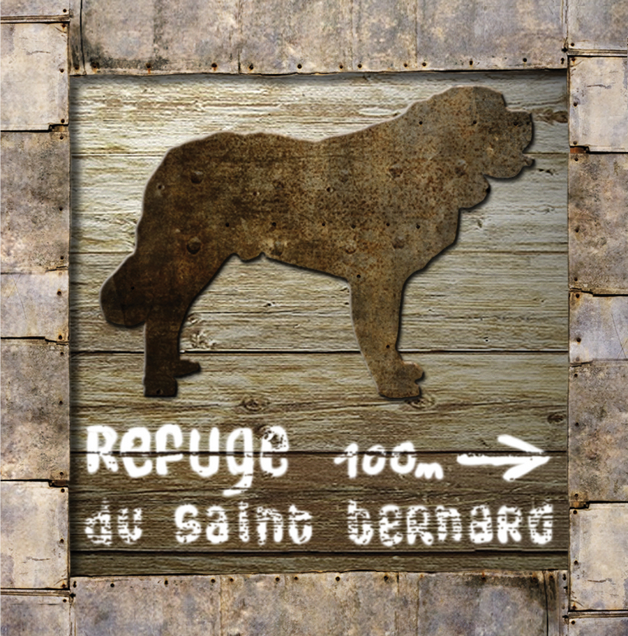 Interrupteur DÉCORÉ refuge de st bernard