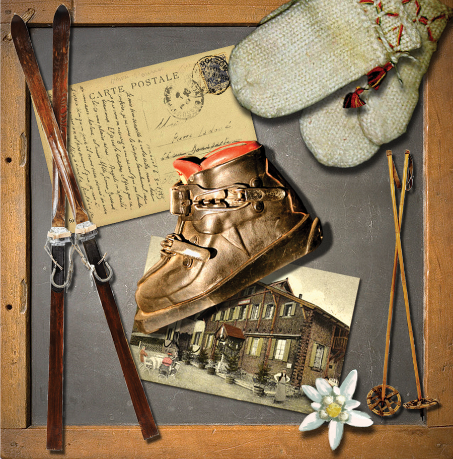 Interrupteur DÉCORÉ chaussures de ski - Interrupteur décoré