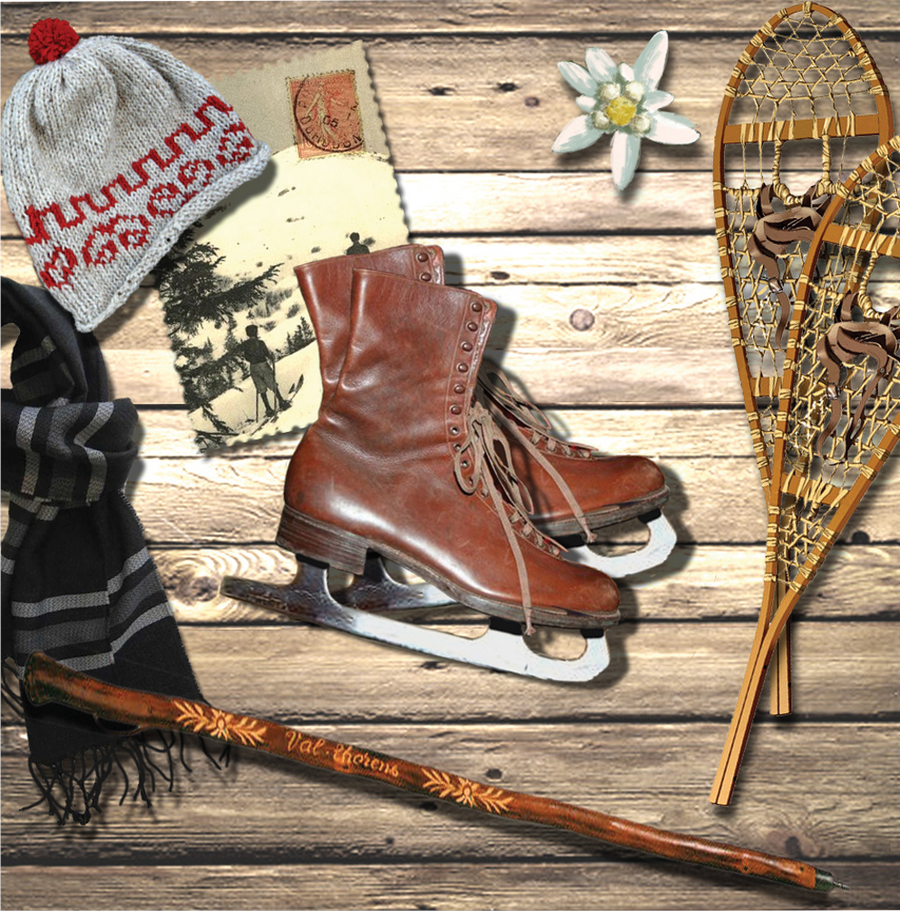 Interrupteur DÉCORÉ objets de ski - Interrupteur décoré