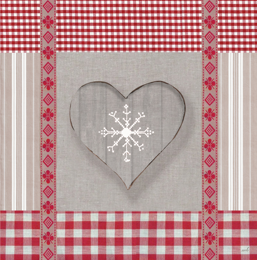 interrupteur DÉCORÉ coeur et flocon