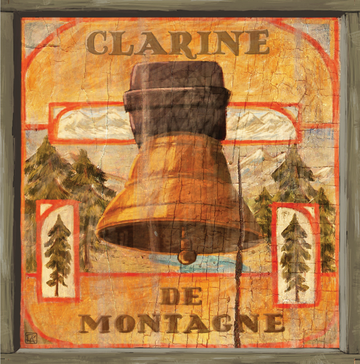 Interrupteur DÉCORÉ clarine de montagne