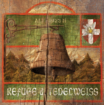 Interrupteur DÉCORÉ refuge de l'edelweiss