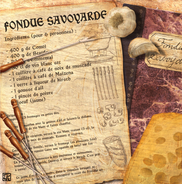 Interrupteur DÉCORÉ recette fondue - Interrupteur décoré