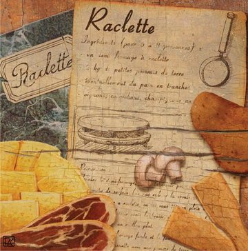 Interrupteur DÉCORÉ recette raclette
