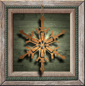 interrupteur  DECORE flocon bois