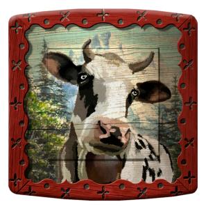 INTERRUPTEUR DECORE  vache laitière