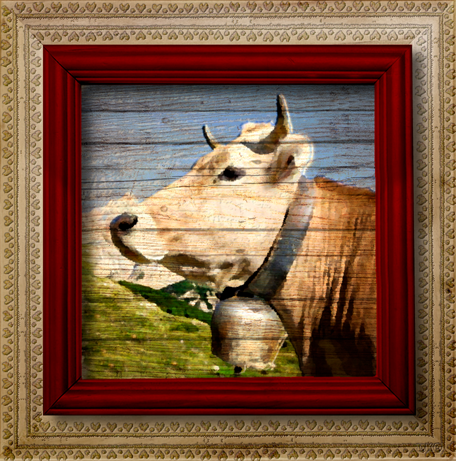 INTERRUPTEUR DECORE  vache à cloche