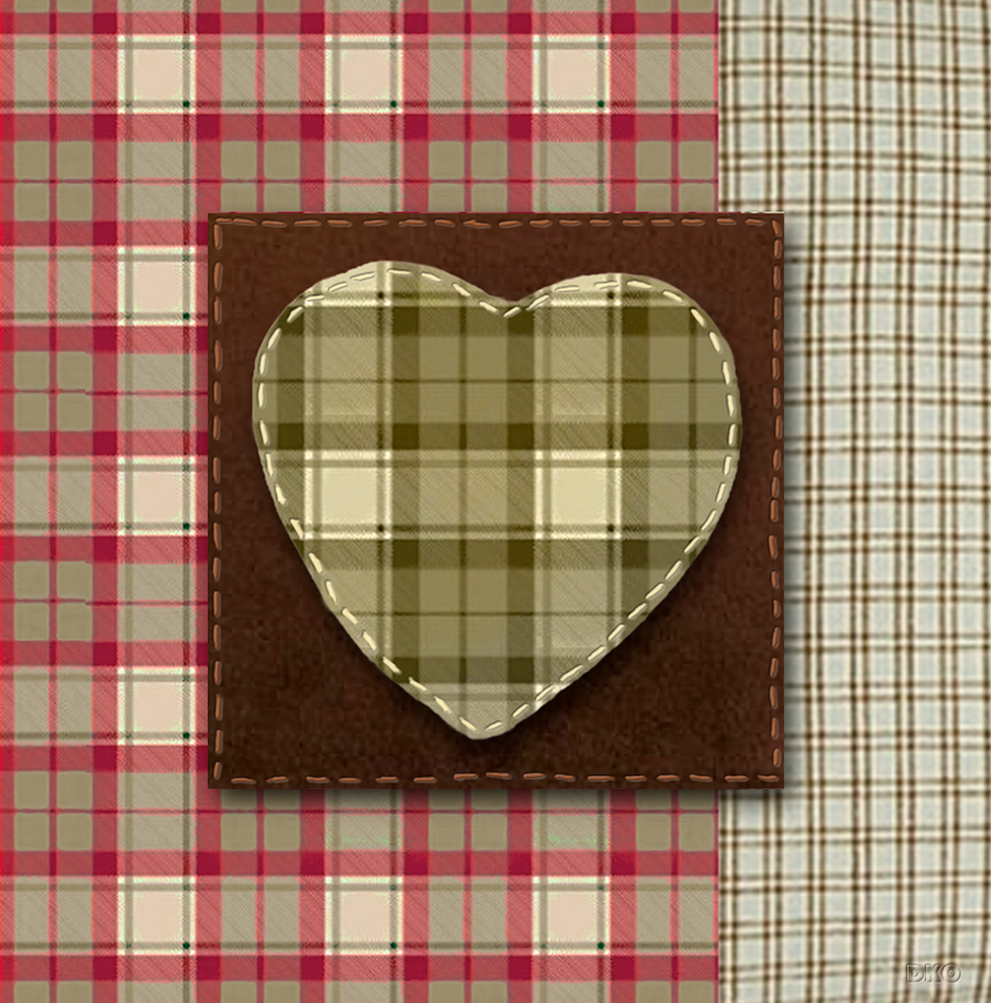INTERRUPTEUR DECORE  coeur et carreaux