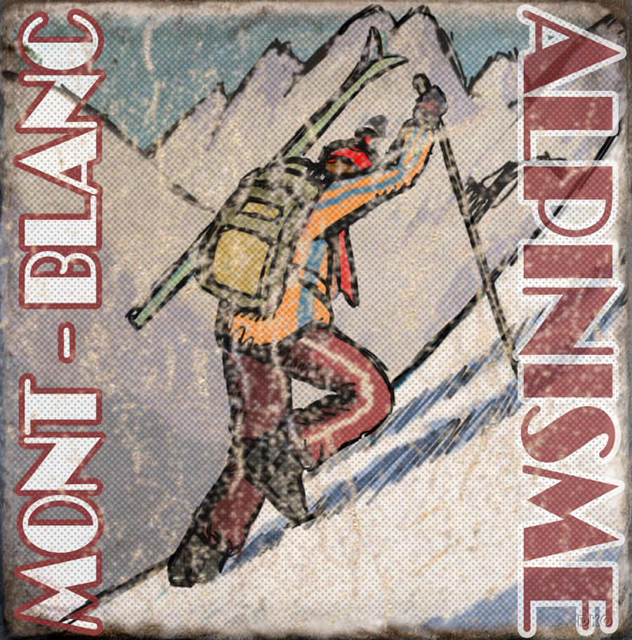 Interrupteur DÉCORÉ alpiniste
