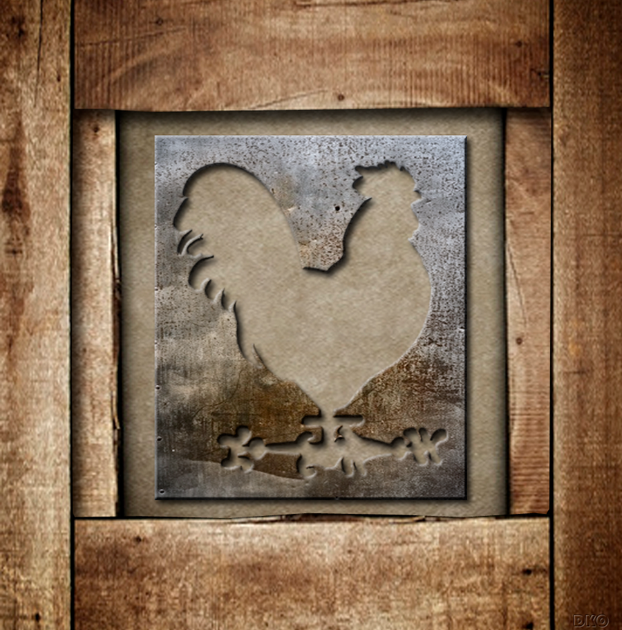 INTERRUPTEUR DECORE  coq montagne