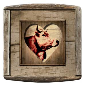 interrupteur  DECORE coeur de vache