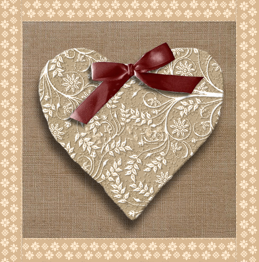 interrupteur  DECORE coeur papier