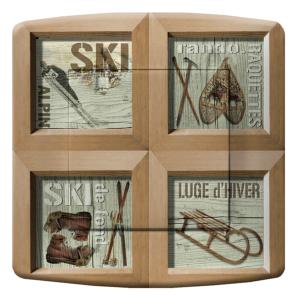 INTERRUPTEUR DECORE vieux objets de ski