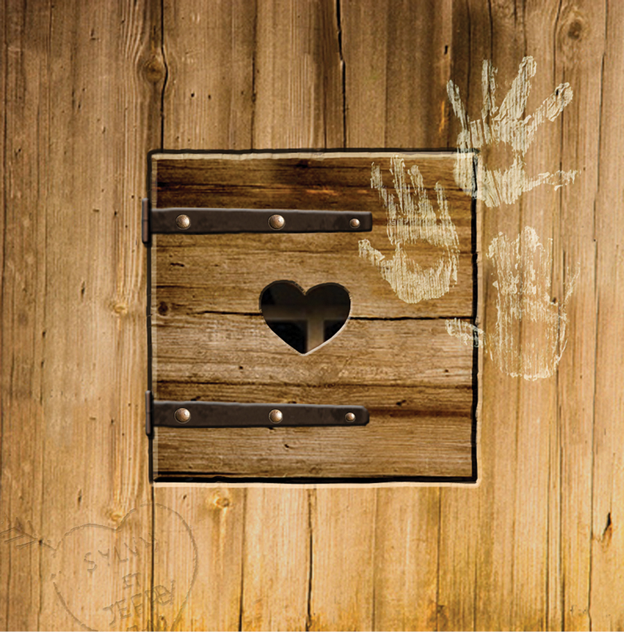 Interrupteur DÉCORÉ volet et coeur