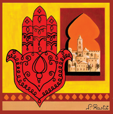 Interrupteur DÉCORÉ maroc main fatima - Interrupteur décoré