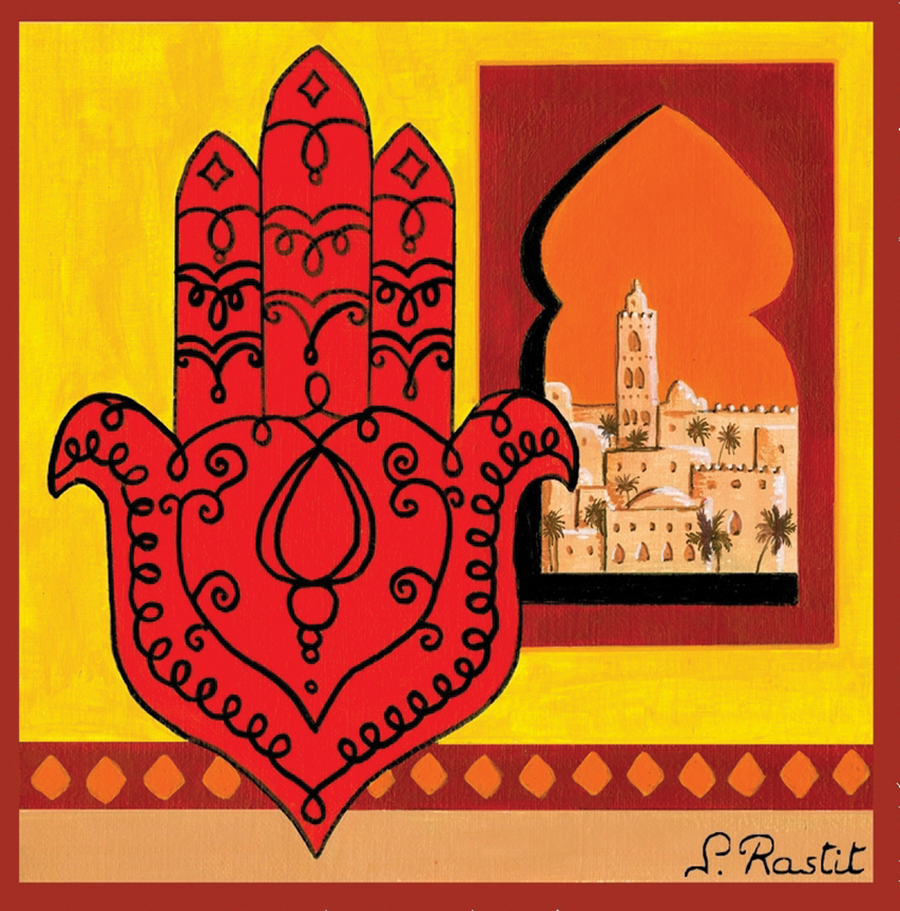 Interrupteur DÉCORÉ maroc main fatima