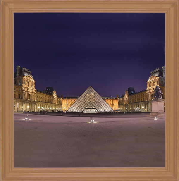 Interrupteur DÉCORÉ paris pyramide du louvre
