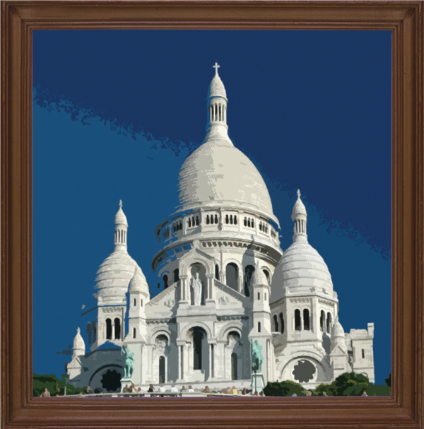 Interrupteur DÉCORÉ paris sacré coeur