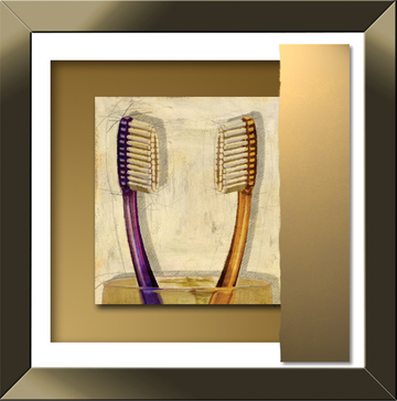 Interrupteur DÉCORÉ brosses à dents