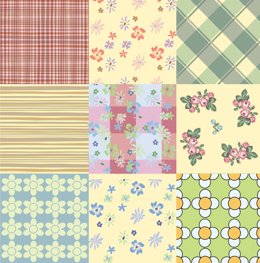 Interrupteur DÉCORÉ patchwork 2