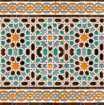 interrupteur DÉCORÉ mosaique orange