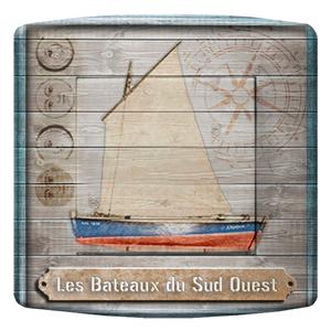 interrupteur DÉCORÉ bateau sud ouest