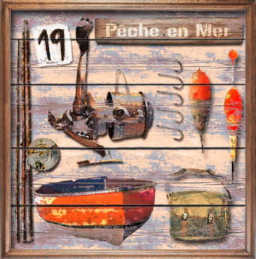 interrupteur DÉCORÉ peche en mer