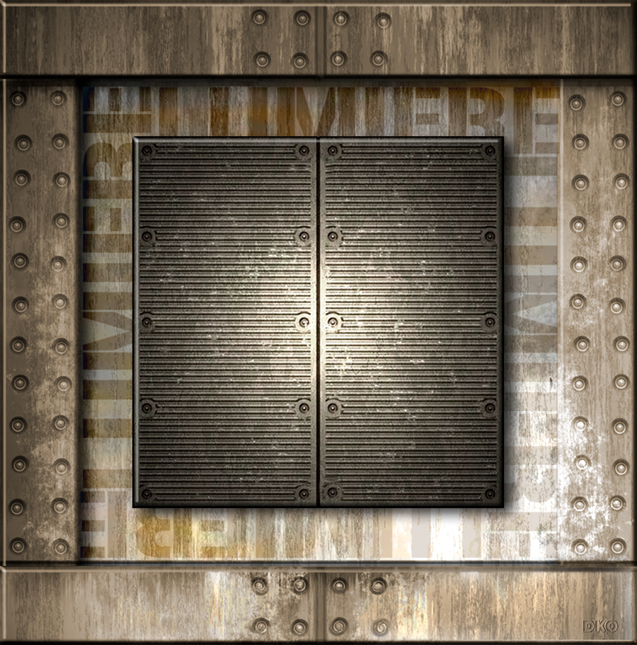 interrupteur  DECORE grille de lumière