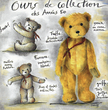 Interrupteur DÉCORÉ ours - Interrupteur décoré