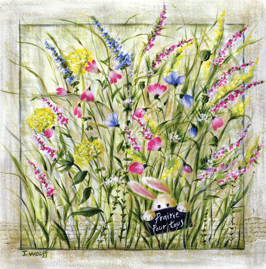 Interrupteur DÉCORÉ prairie pour tous